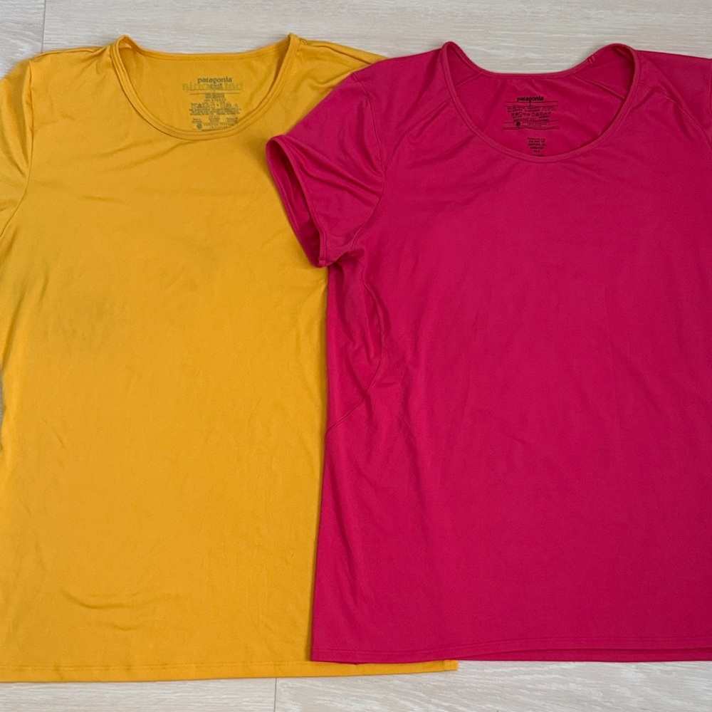3/$10 Patagonia Women's Tops Bundle Yellow and Pink
